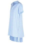 791 Light Blue Cotton Dress