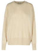 797 'Anaa' Beige Cashmere Sweater