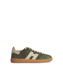 Hogan 'Cool' Green Suede Sneakers