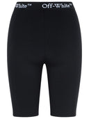 Off White Black Polyamide Blend Shorts