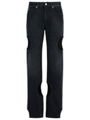 Off White 'Meteor' Black Denim Jeans