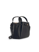 Tory Burch 'Romy' Black Lear Bag