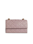 Tory Burch 'Flaming' Lilac Lear Crossbody Bag