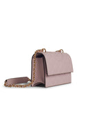 Tory Burch 'Flaming' Lilac Lear Crossbody Bag