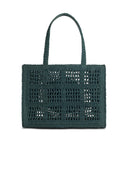 Tory burch 'ella' lyseblå bomuldstaske