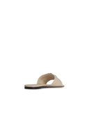 Pantofole Lear color crema "Eleanor" di Tory Burch