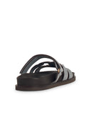 Tory Burch 'Ines' Blue Lear Slippers