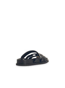 Tory Burch 'Ines' Black Lear Slippers