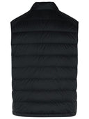 Gilet en polyamide noir moncler 'bar'