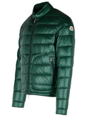 Moncler „Acorus” zielona poliamidowa kurtka Down Down