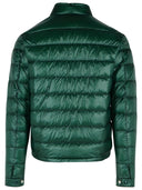 Moncler „Acorus” zielona poliamidowa kurtka Down Down