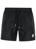 Costume da bagno in poliammide nera moncler