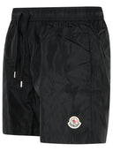 Costume da bagno in poliammide nera moncler