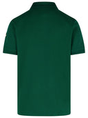 Moncler Polo -Hemd in grüner Baumwolle