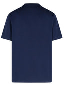 Moncler Blue Cotton T Shirt