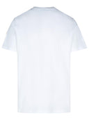 Maglietta di cotone bianco moncler