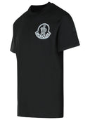 Moncler zwart katoenen t -shirt