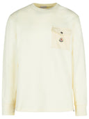 Moncler Beige Cotton Felpa