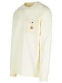 Moncler Beige Cotton Felpa