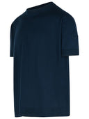 Moncler Blue Silk Blend T Shirt