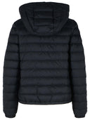 Moncler 'hede' chaqueta negra de nylon down