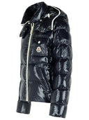 Moncler 'Andro' Navy Nylon Down Jacket
