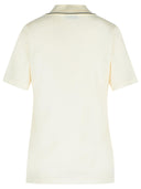 Moncler Ivory Cotton Polo Shirt