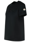 Moncler Black Cotton T Shirt