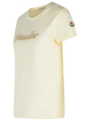 Moncler Cream Cotton T Shirt