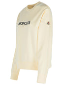 Moncler Ivory Cotton Sweatshirt