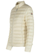 Moncler `` Igelle '' Cream Polyamide Down Jacket