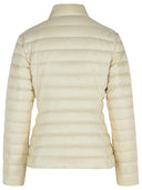 Moncler `` Igelle '' Cream Polyamide Down Jacket