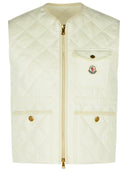 Gilet en lin blanc moncler 'vigny'