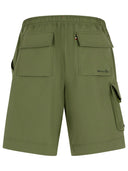 Moncler Grenoble Green Polyamide Bermuda Shorts