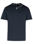 Moncler Grenoble Navy Cotton T Shirt