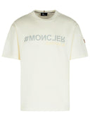 Moncler Grenoble White Cotton T Shirt