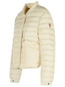 Moncler Grenoble 'Madulain' Ivory Polyester Down Jacket