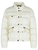 Moncler Grenoble "Mauduit" White Polyester Bomber