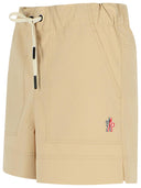 Moncler Grenoble Beige Polyester Shorts