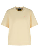 Moncler Grenoble Cream Cotton T Shirt