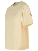 Moncler Grenoble Cream Cotton T Shirt