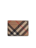 Burberry „Sandon” Beige Poliuretan Card Holder