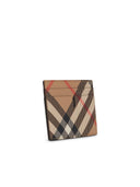 Burberry „Sandon” Beige Poliuretan Card Holder