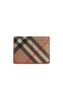 Burberry „Sandon” Beige Poliuretan Card Holder
