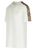 Burberry White Cotton T -shirt