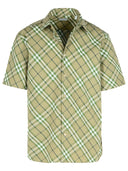 Burberry Green Cotton Shirt