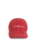 Erl 'California' Red Cotton Cap