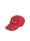Erl 'California' Red Cotton Cap