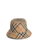 Burberry 'Check' Beige Cotton Hut