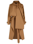 Trench en coton brun burberry